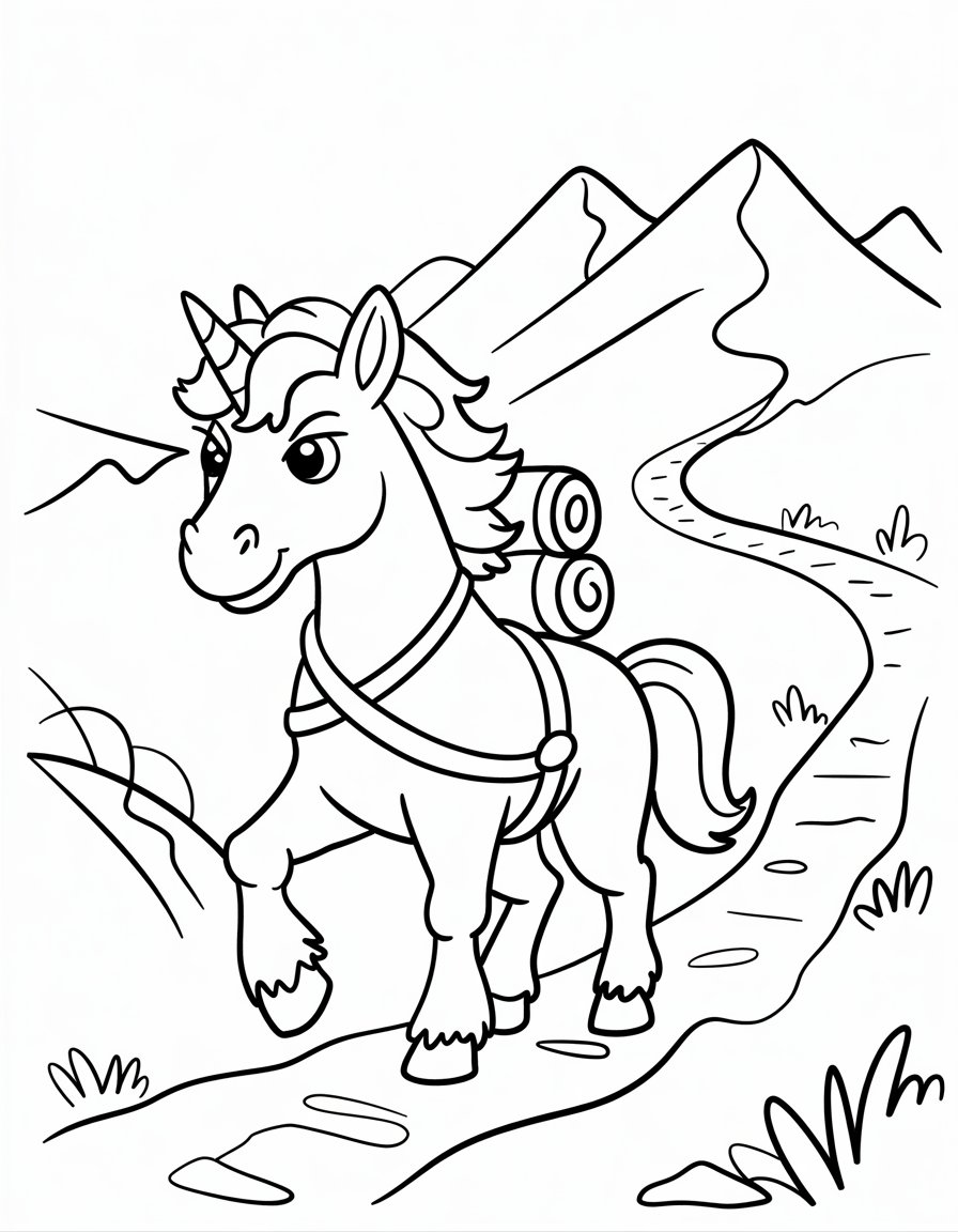 Hiking Unicorn